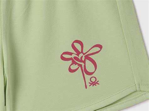 Girls Solid Regular Fit Shorts – United Colors of Benetton Store