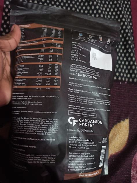 Carbamide Forte Plant Protein Powder - Plant Based Protein Powder with