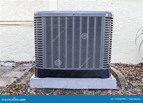 Air Conditioner Condenser Unit Stock Photo - Image of cooling, energy ...