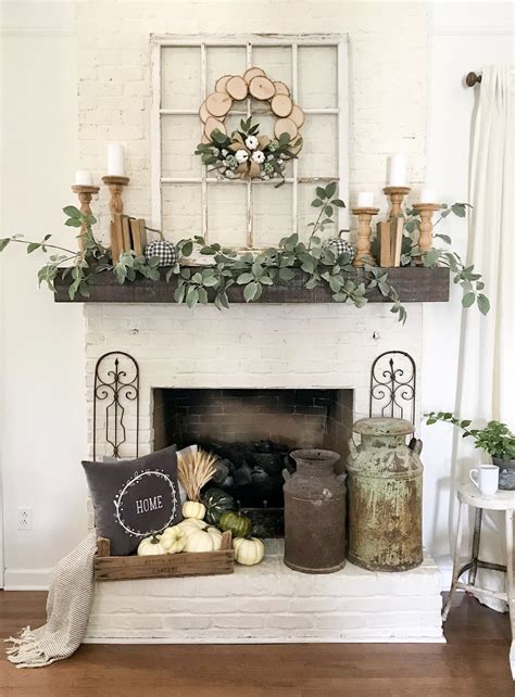 My Fall Mantel Decor With JOANN | Bless This Nest | Fireplace mantle ...