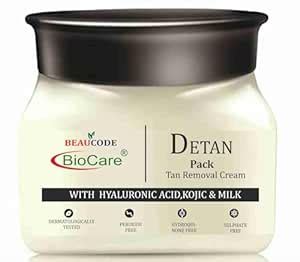Beaucode Biocare Professional De-Tan Tan removal Cream Kojic & Milk ...