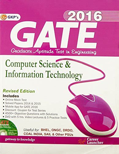 Details for: GATE GRADUATE APTITUDE TEST IN ENGINEERING - COMPUTER ...