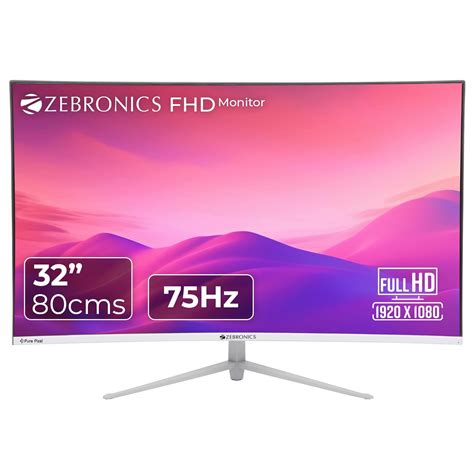 ZEBRONICS AC32FHD LED CURVED 75HZ 80CM (32 INCH) (81.28 CM) 1920X1080