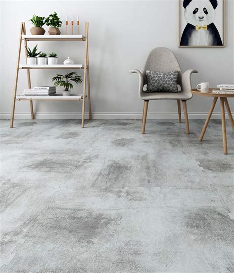 Art Shape Interlocking Tile Luxury Vinyl Tile Flooring - Expore China ...