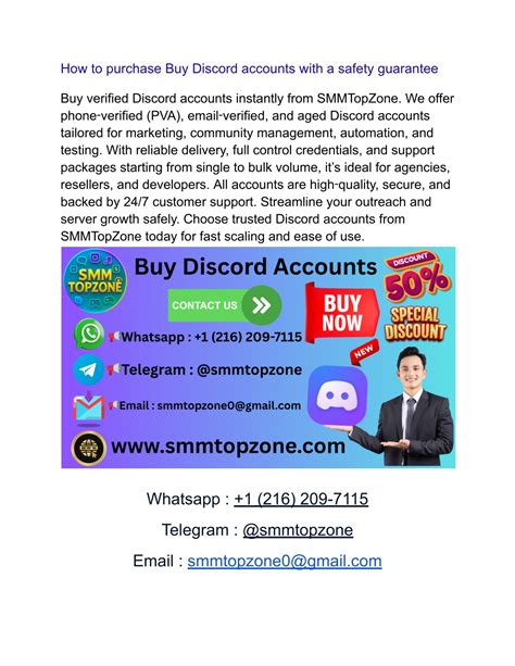 PPT - Top Benefits of Buying Discord Accounts for Your Community ...