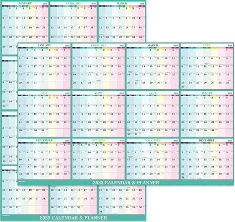 Buy 2023 वार्षिक दीवार कैलेंडर - वार्षिक दीवार कैलेंडर 2023, 2023 ...