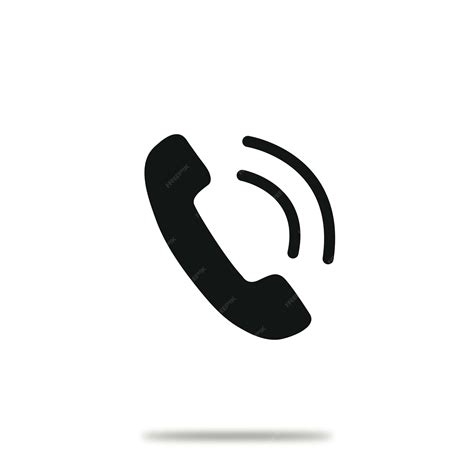 Значок телефона символ телефона значок связи простая черная форма ...