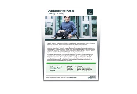 Defining Disability - National Disability Institute