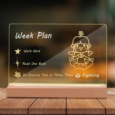 Tgvasz Clear Acrylic Dry Erase Calendar Whiteboard with India | Ubuy