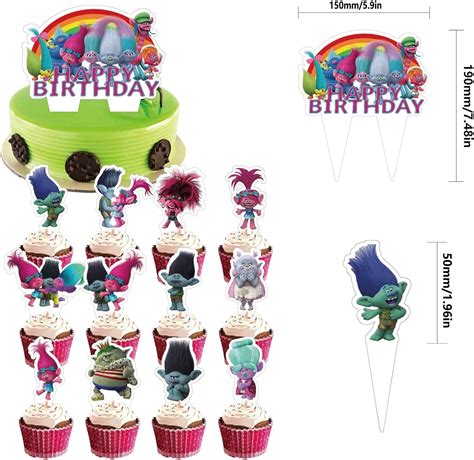 Buy Color Troll Birthday Party Decorations, Color Troll Party Supplies ...