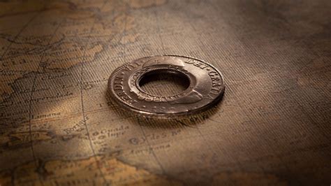 1813 Holey Dollar created from an 1809 Ferdinand VII Spanish Silver Dollar