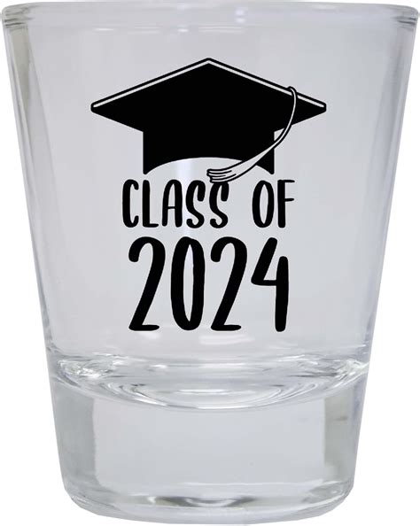 Amazon.com | R and R Imports Class of 2024 Graduation 2 Ounce Shot ...