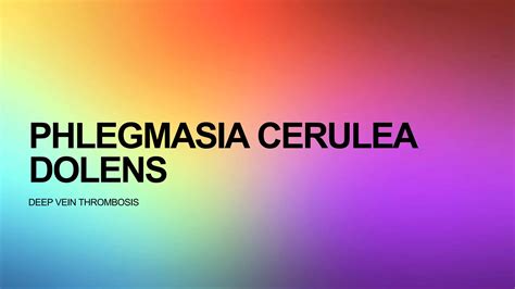 Plegmasia alba & cerulea dolens | PPTX