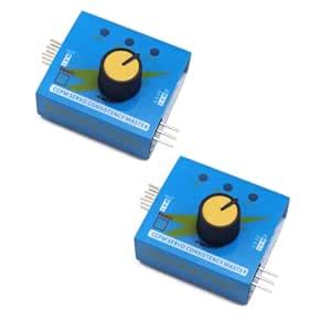 Buy DiGiYes 2 Pack RC Servo Tester 3CH Digital Multi Servo Tester ECS ...