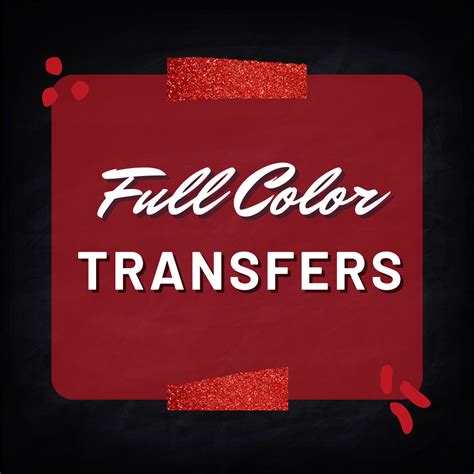 Image result for Full Color Transfers