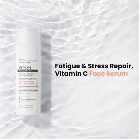 Buy Face Serum for Fatigue & Stress Repair with Vitamin C & E