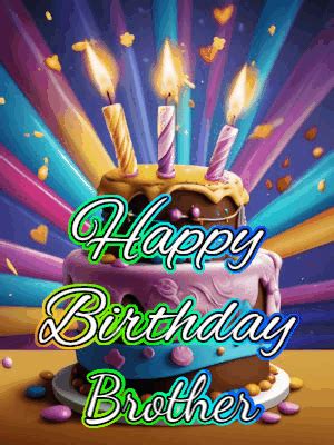 Happy Birthday Brother GIF 110