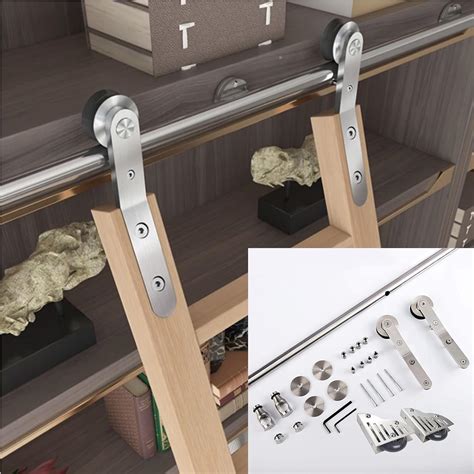 Amazon.com: Rolling Library Ladder Hardware Kit - Sliding Ladder Door ...