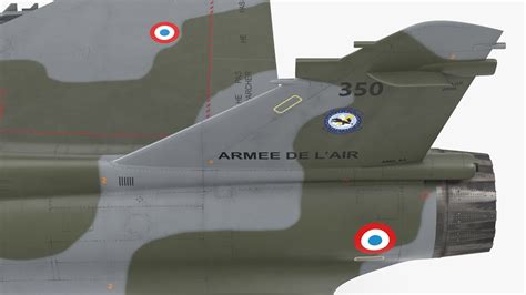 3D Dassault Mirage 2000N Tactical Bomber Camouflage with Armament ...
