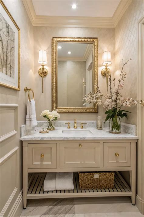 16+ Chic Powder Room Ideas to Elevate Your Space in 2025 | Bathroom ...