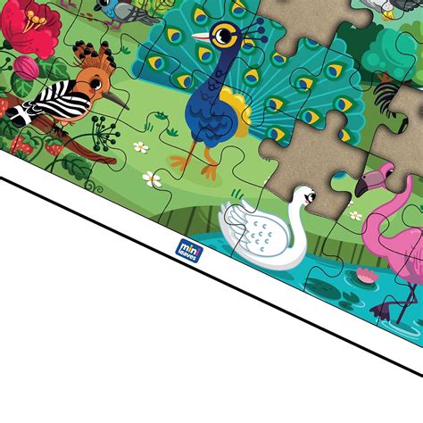 Jungle Bird 35 Pieces Puzzle 3+ Years – Mini Leaves