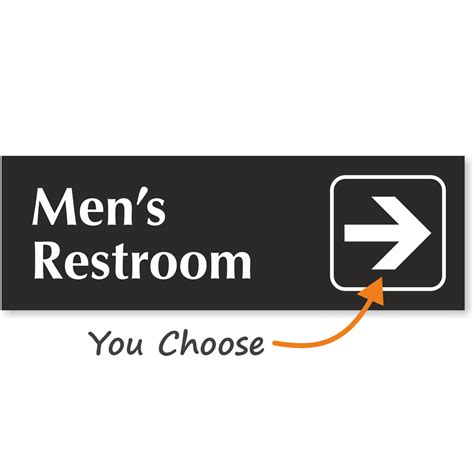 Mens Restroom Signs | Gentlemen Restroom Signs