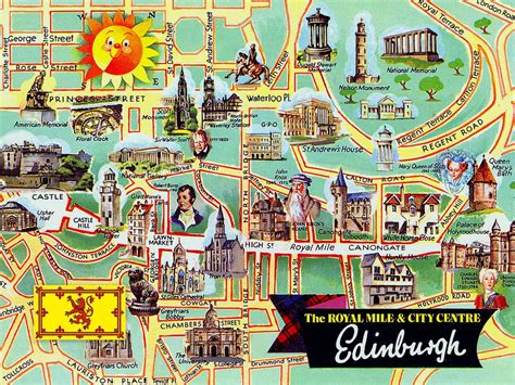 tourist map of edinburgh - Google Search | Tourist map, Edinburgh, Tourist