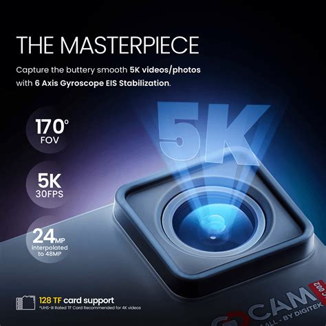Buy Digitek GoCam 5K 60FPS 24MP Action Camera Online