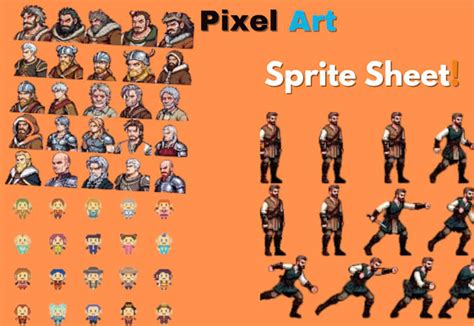 Sprite Animation Pixel Size Chart 的图像结果