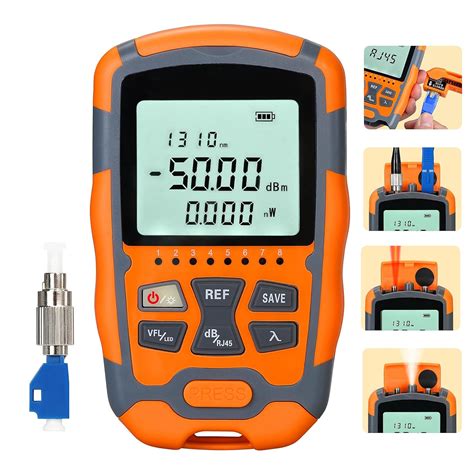BAOSHLA M50 4-in-1 Optical Fiber Tester Portable ‑50 to +26dBm Fiber ...