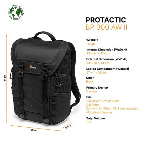 Camera Backpack for DSLRs | Lowepro ProTactic AW II – Quick Access ...