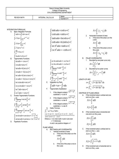 Integral Calculus Engineering Math 的图像结果