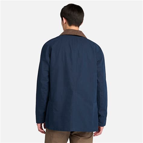 Wenham Waterproof Barn Coat for Men in Dark Blue