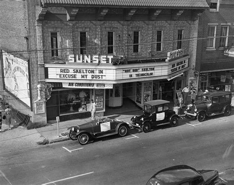 Historic images of the Sunset Theatre in Asheboro, NC – Pediment Publishing