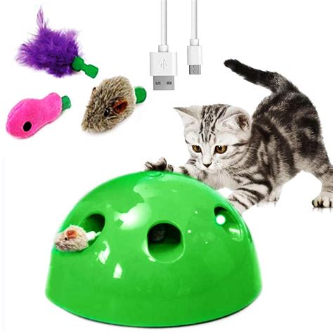Buy [Upgraded Rechargeable] Interactive Cat Toys for Indoor Cats, Pop ...