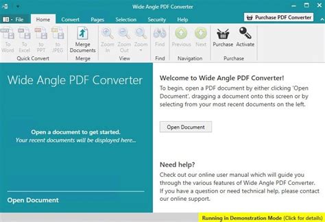 Wide Angle PDF Converter 1.10 - Download for PC Free