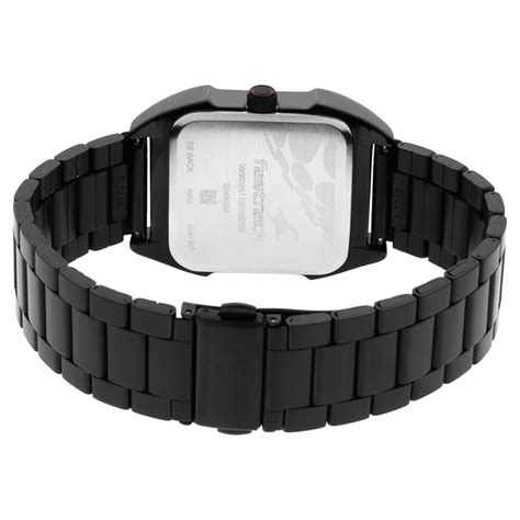 Buy Online Fastrack Gamify Quartz Analog with Day and Date Black Dial ...