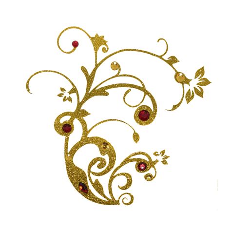 Comet Busters Glitter Gold Temporary Tattoo Body Jewels (BJ276)