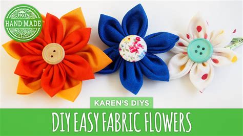 Image result for Cloth Flower Tutorial