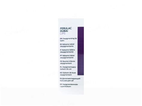 Buy Mediderma Ferulac Dubai Lip Balm Online at Best Price | Clinikally