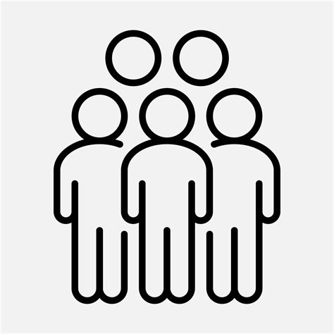 Team Mates Line Icon 43268102 Vector Art at Vecteezy