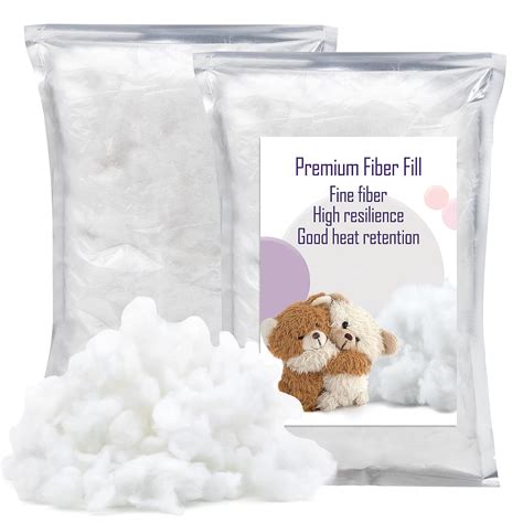 Polyester Fiber, 8.8oz Polyester Fiber Fill, Fiberfill for Crafts ...