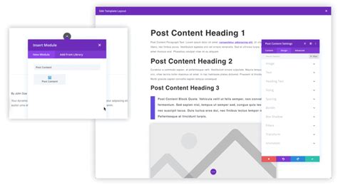 Image result for Post Content Module Missing From Divi Builder