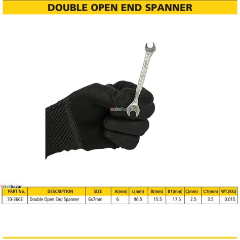Stanley Double Open End Spanners – Durable Wrenches for Professional Use
