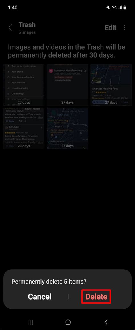 Image result for Empty Trash Files Android