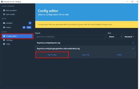 Image result for Mod Configuration Menu F4