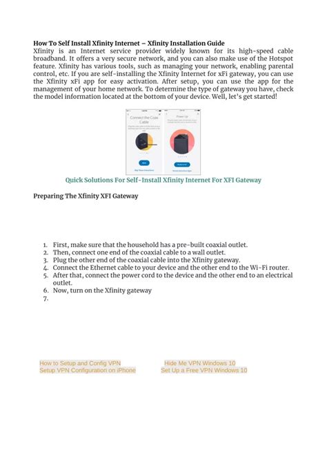 Image result for Xfinity.com Self-Install