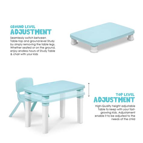 Happy Bear Kids Study Table & Chair Set (2 - 6 Years) - TABLE&CHAIR ...