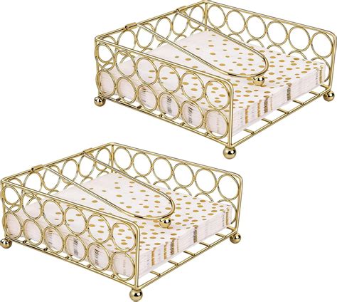 Amazon.com: SUT 2pcs Napkin Holders-7 * 7 * 3 inches,Paper Napkin ...