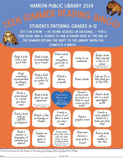 Summer Reading 2024 – Hanson Public Library